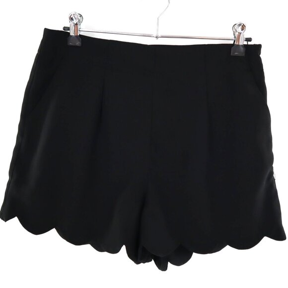 Festival Shorts Women‎ S Black Minimalist Preppy Feminine Edgy Brunch Beach Wear - Picture 1 of 12